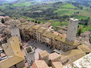 Италия. Велотур "Дорогами Тосканы". San Gimignano. Сан Джиминьяно.